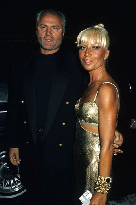 dona versace young|gianni Versace and donatella.